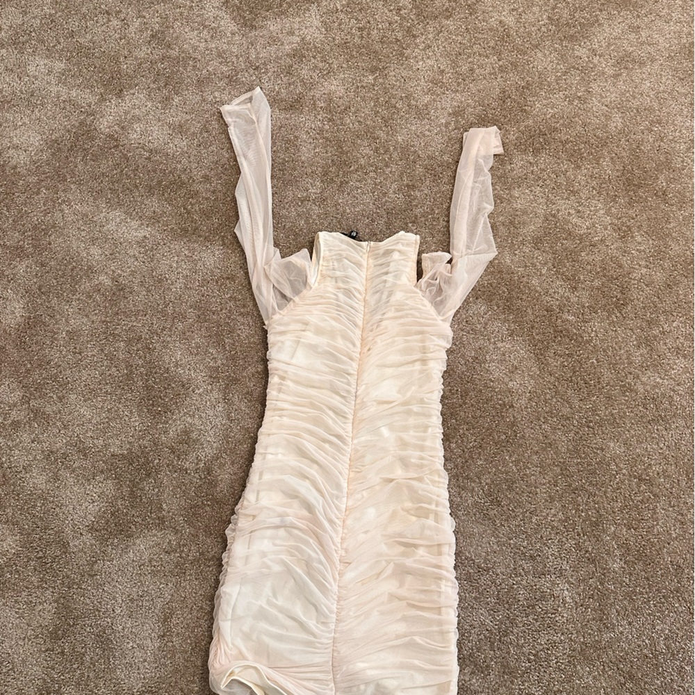 A nice creamy short dress